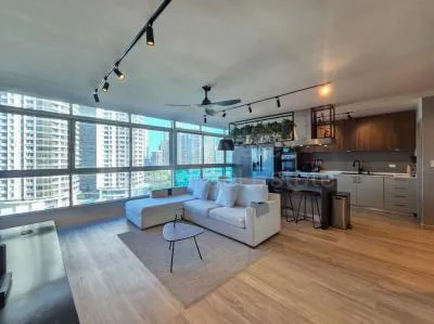 Apartamento en alquiler en bayfront de 2 recamaras. bayfront panama 2 recamaras