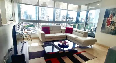 Villa del mar avenida balboa panama en alquiler. villa del mar 2 habitaciones en alquiler