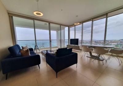 Rivage avenida balboa panama en alquiler. apartamento en rivage de 3 recamaras en alquiler
