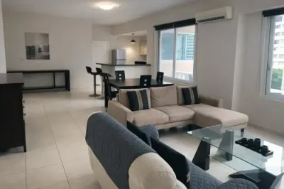 Apartamento de 113 m² em vista marina, avenida balboa, com 1 quarto, 1.5 banheiros, linha branca e 