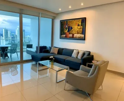 Furnished apartment on avenida balboa with 2 bedrooms, 2 bathrooms, and a spacious balcony with sea 