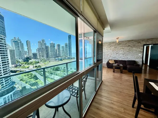 Apartamento amoblado 1 recámara en Bayfront Tower, Av. Balboa — 4