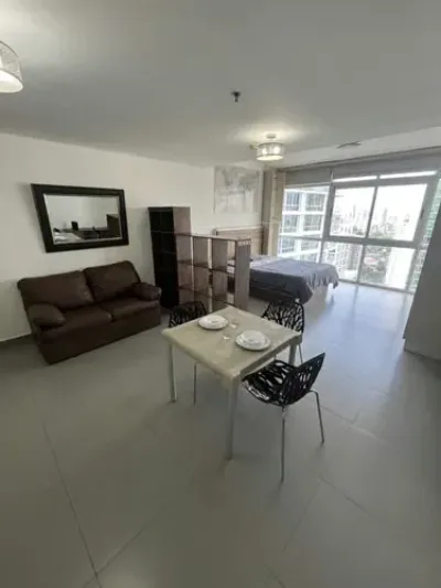 48 m² studio apartment in bella vista, panama city. it features 1 bedroom, 1 bathroom, swimming poo