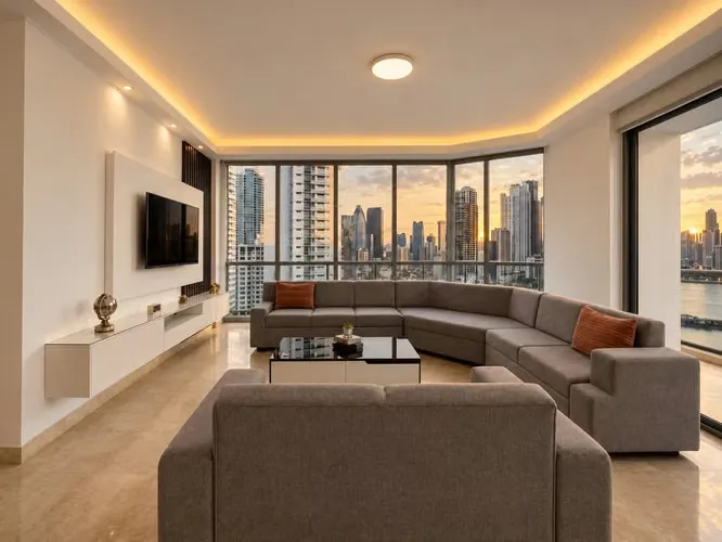 Apartamento mobiliado com 3 quartos no PH Sky, Avenida Balboa — 2