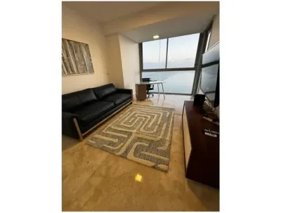 Apartamento de luxo mobiliado em yoo panamá, avenida balboa, com 165 m², 2 quartos, 2 banheiros e 