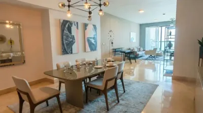 Furnished apartment of 125 m² on avenida balboa with 1 bedroom, 1.5 bathrooms, balcony, and sea vie