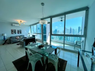 Appartement à louer sur avenida balboa avec 1 chambre, 1.5 salles de bain, vue sur la mer et 100 m�
