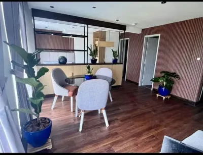 Apartamento amoblado en alquiler en the sands, avenida balboa, con 1 recámara, 2 baños y vista al ma