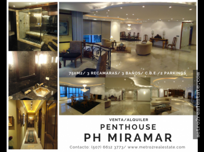 The penthouse 4 bedrooms 5 bathrooms. 2 parking spaces deposit. various rooms / environments. large 