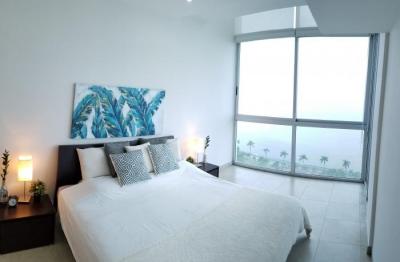 Alquilo apto en ph h20 ave balboa cuenta con 1rec, 1.5 baño, balcon, linea blanca a $1200 semi-amob
