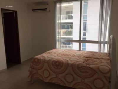 Referencia: #17208  apartamento semi amoblado,  de 3 recámaras,  2 baños, cuarto y baño para dom